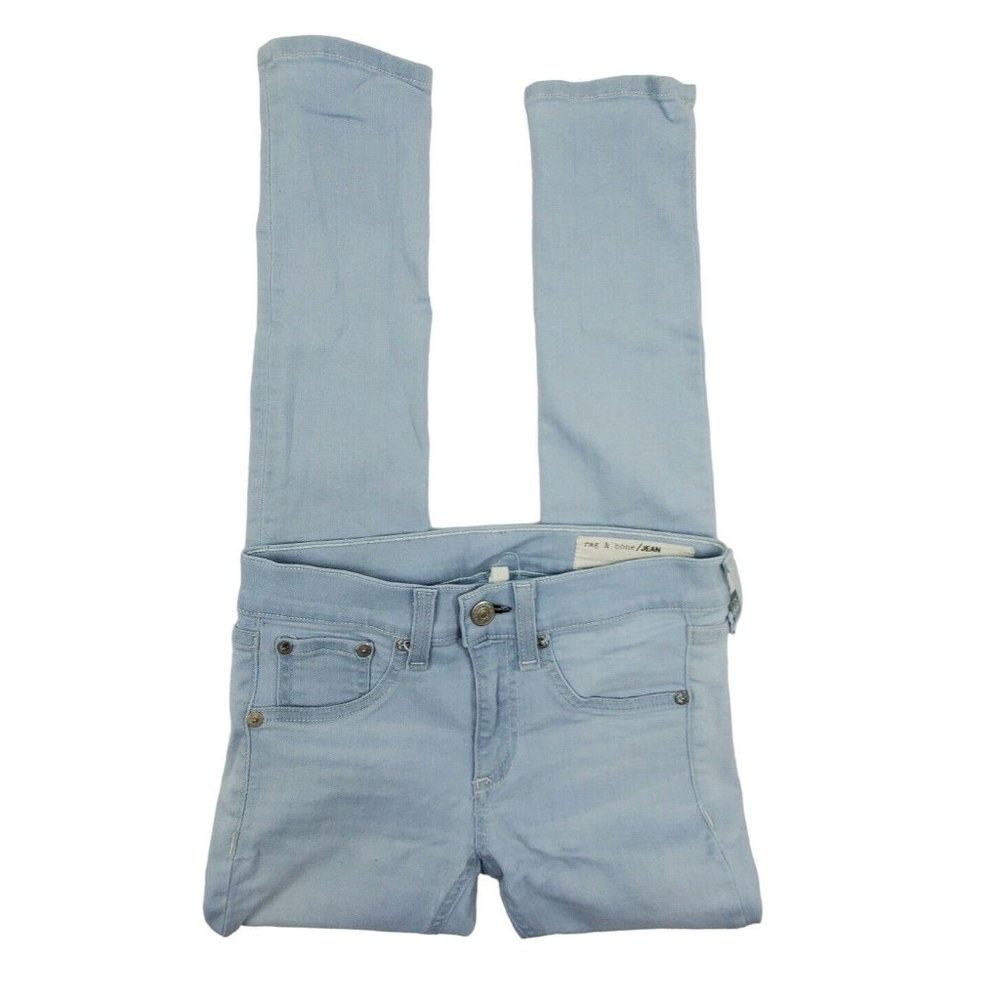 Rag & Bone Womens Jeans sz 24 Capri light wash skinny low rise